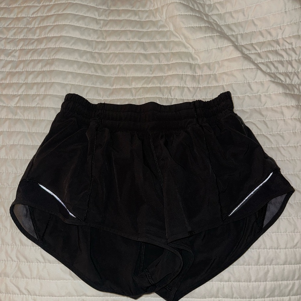 Lululemon Black Hotty Hot Shorts